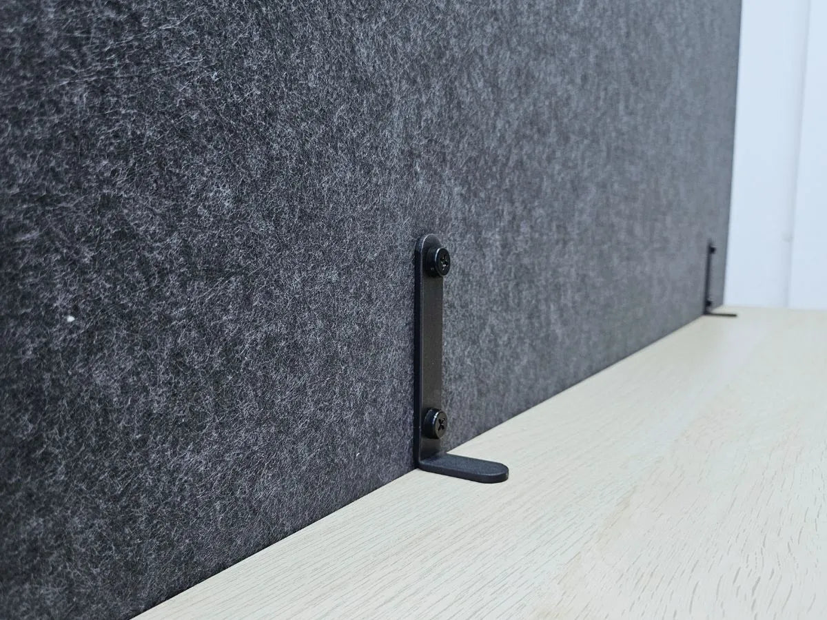 Felt Privacy Screen - Acoustic Office Partition 60x60 closeup DecorMania UK